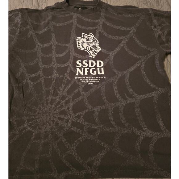 Darc Sport Symbiote Web Premium Oversized XLARGE Tee in wolf grey - Picture 1 of 3